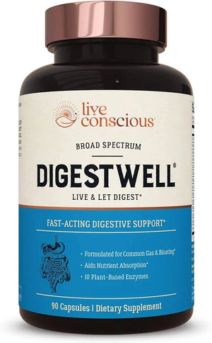 LIVE CONSCIOUS - Live Conscious DigestWell Immediate Support 90 Capsulas - The Red Vitamin MX - Suplementos Alimenticios - {{ shop.shopifyCountryName }}