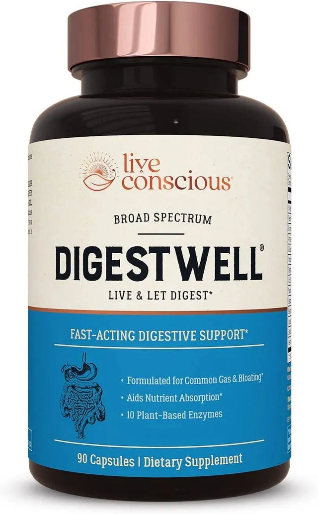 LIVE CONSCIOUS - Live Conscious DigestWell Immediate Support 90 Capsulas - The Red Vitamin MX - Suplementos Alimenticios - {{ shop.shopifyCountryName }}
