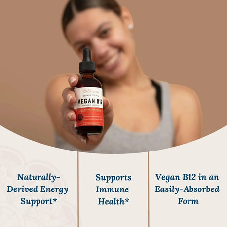 LIVE CONSCIOUS - Live Conscious Vegan Vitamin B12 Sublingual Liquid Drops 60Ml. - The Red Vitamin MX - Suplementos Alimenticios - {{ shop.shopifyCountryName }}