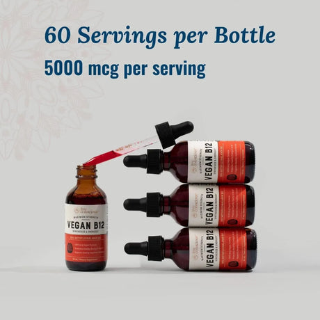 LIVE CONSCIOUS - Live Conscious Vegan Vitamin B12 Sublingual Liquid Drops 60Ml. - The Red Vitamin MX - Suplementos Alimenticios - {{ shop.shopifyCountryName }}