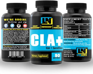 LIVELONG NUTRITION - LiveLong Nutrition CLA+Carnitine High Potency 90 Capsulas Blandas - The Red Vitamin MX - Suplementos Alimenticios - {{ shop.shopifyCountryName }}