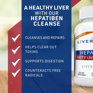 LIVER MEDIC - Liver Medic Hepatiben Liver Detox Cleanse 60 Capsulas - The Red Vitamin MX - Suplementos Alimenticios - {{ shop.shopifyCountryName }}