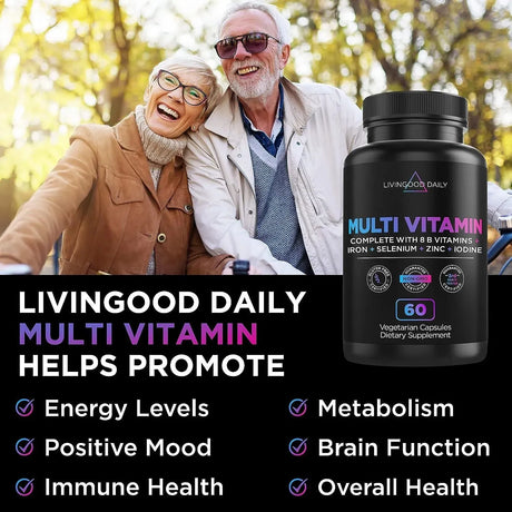 LIVINGOOD DAILY - Livingood Daily Multi Vitamin 60 Capsulas - The Red Vitamin MX - Suplementos Alimenticios - {{ shop.shopifyCountryName }}