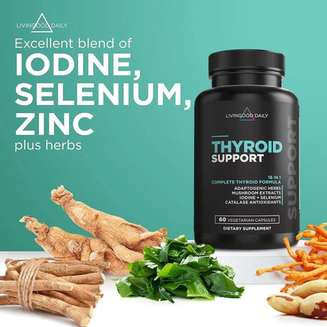 LIVINGOOD DAILY - Livingood Daily Thyroid Support 60 Capsulas - The Red Vitamin MX - Suplementos Alimenticios - {{ shop.shopifyCountryName }}