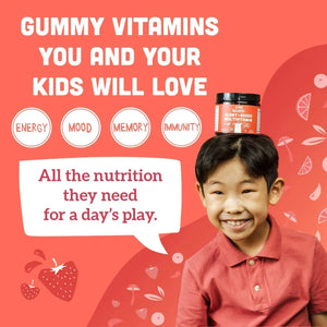 LLAMA NATURALS - Llama Naturals Real Fruit Gummy Vitamins for Kids Strawberry 90 Gomitas - The Red Vitamin MX - Suplementos Alimenticios - {{ shop.shopifyCountryName }}