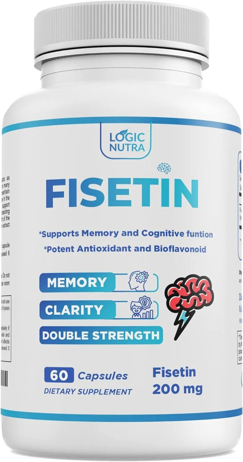 LOGIC NUTRA - Logic Nutra Fisetin 200Mg. 60 Capsulas - The Red Vitamin MX - Suplementos Alimenticios - {{ shop.shopifyCountryName }}