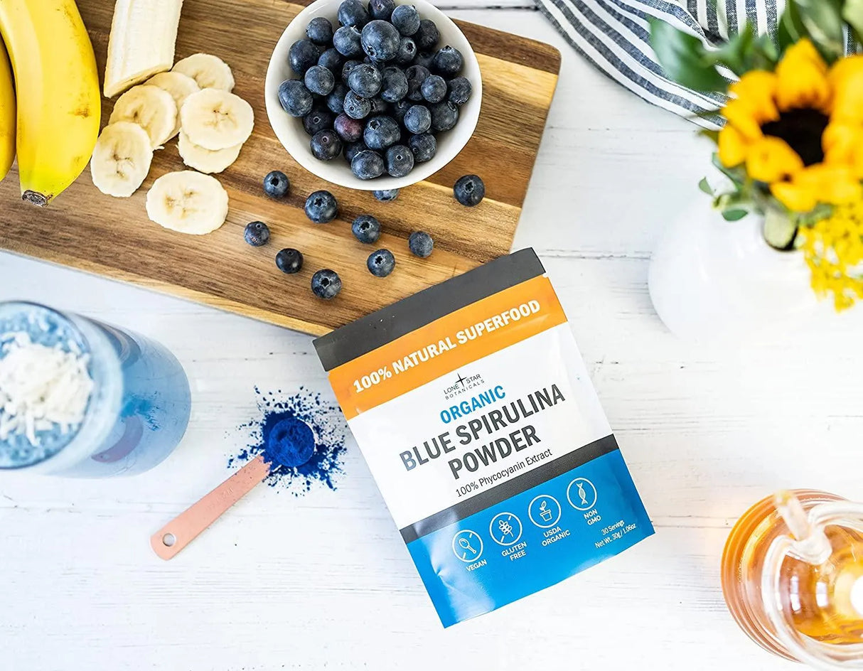 LONE STAR BOTANICALS - Lone Star Botanicals Organic Blue Spirulina Powder 30 Servicios - The Red Vitamin MX - Suplementos Alimenticios - {{ shop.shopifyCountryName }}