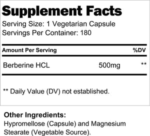 LONGLIFENUTRI - LongLifeNutri Berberine Supplement 500Mg. 180 Capsulas - The Red Vitamin MX - Suplementos Alimenticios - {{ shop.shopifyCountryName }}