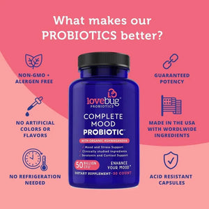 LOVEBUG - Lovebug Complete Mood Probiotic 30 Capsulas - The Red Vitamin MX - Suplementos Alimenticios - {{ shop.shopifyCountryName }}