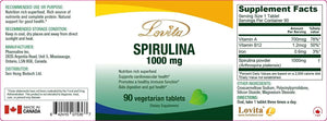 LOVITA - Lovita Spirulina Tablet 3000Mg. 90 Tabletas - The Red Vitamin MX - Suplementos Alimenticios - {{ shop.shopifyCountryName }}