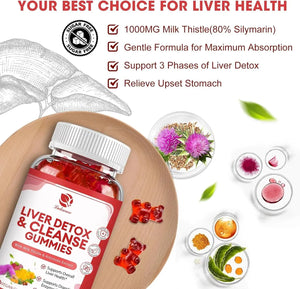 LUKAREE - Lukaree Liver Cleanse Detox & Repair Gummies 60 Gomitas - The Red Vitamin MX - Suplementos Alimenticios - {{ shop.shopifyCountryName }}