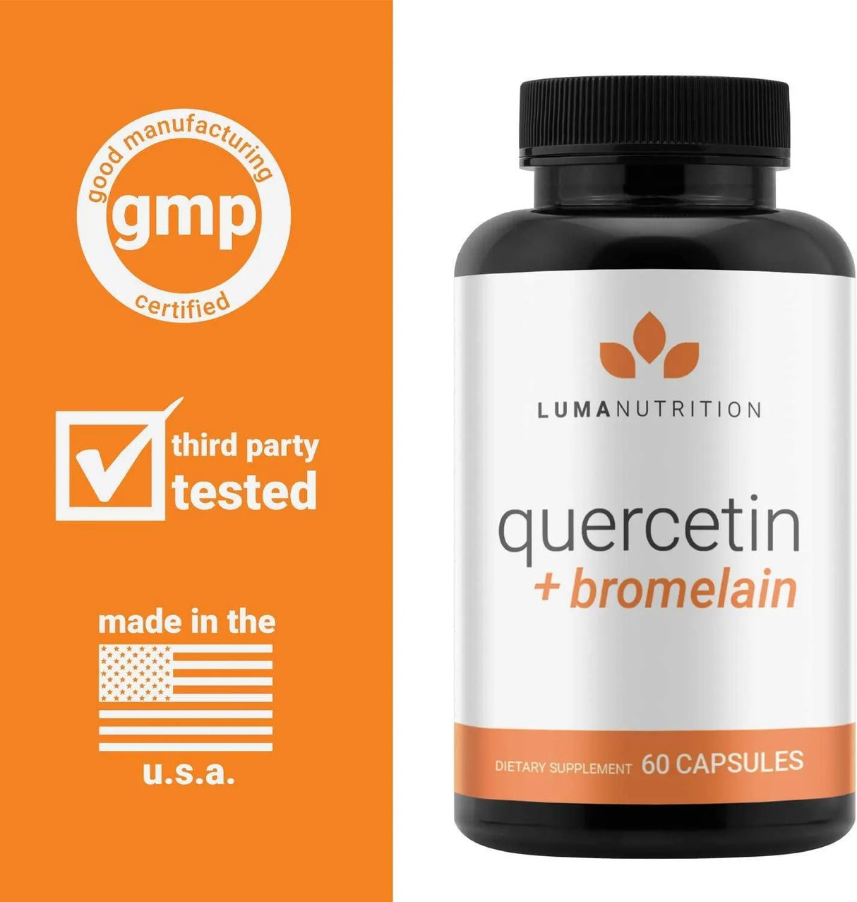 LUMA NUTRITION - Luma Nutrition Quercetin 500Mg. 60 Capsulas - The Red Vitamin MX - Suplementos Alimenticios - {{ shop.shopifyCountryName }}