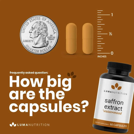 LUMA NUTRITION - Luma Nutrition Saffron Extract 60 Capsulas - The Red Vitamin MX - Suplementos Alimenticios - {{ shop.shopifyCountryName }}