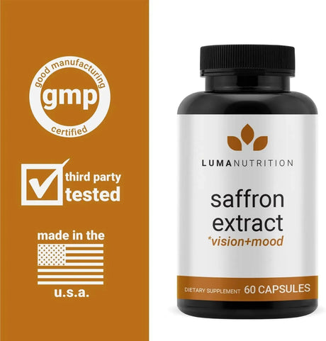 LUMA NUTRITION - Luma Nutrition Saffron Extract 60 Capsulas - The Red Vitamin MX - Suplementos Alimenticios - {{ shop.shopifyCountryName }}