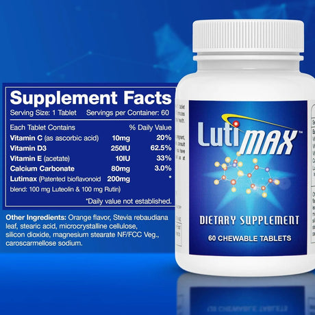 LUTIMAX - Lutimax Luteolin Complex w/Rutin 60 Tabletas Masticables - The Red Vitamin MX - Suplementos Alimenticios - {{ shop.shopifyCountryName }}