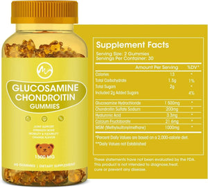 M INCH - M Inch Glucosamine Chondroitin Gummies with MSM 1500Mg. 60 Gomitas 2 Pack - The Red Vitamin MX - Suplementos Alimenticios - {{ shop.shopifyCountryName }}