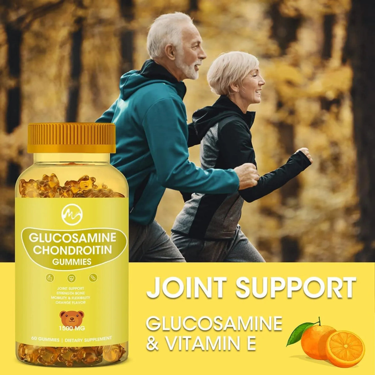 M INCH - M Inch Glucosamine Chondroitin Gummies with MSM 1500Mg. 60 Gomitas 2 Pack - The Red Vitamin MX - Suplementos Alimenticios - {{ shop.shopifyCountryName }}