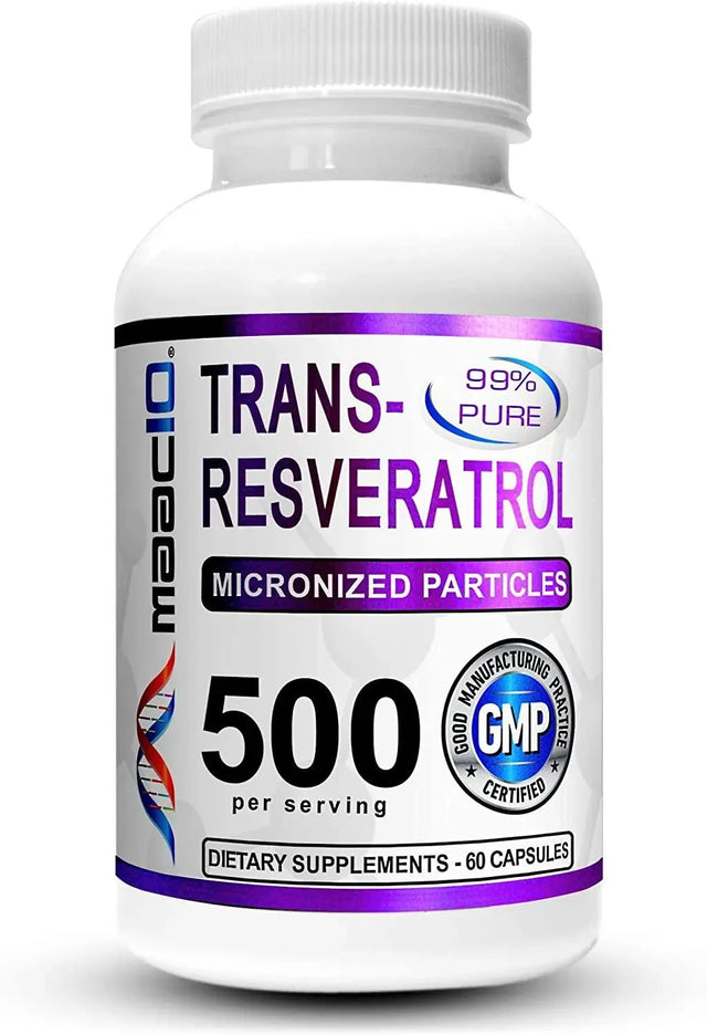 MAAC10 - MAAC10 - Trans Resveratrol 500Mg. 60 Capsulas - The Red Vitamin MX - Suplementos Alimenticios - {{ shop.shopifyCountryName }}