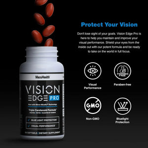 MACUHEALTH - Macuhealth Vision Edge PRO Eye Supplement for Athletes 90 Capsulas Blandas - The Red Vitamin MX - Suplementos Alimenticios - {{ shop.shopifyCountryName }}