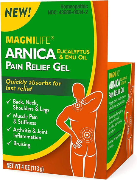 MAGNILIFE - MagniLife Arnica Pain Relief Gel 4 Oz. - The Red Vitamin MX - Suplementos Alimenticios - {{ shop.shopifyCountryName }}