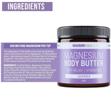 MAGNUM SOLACE - Magnum Solace Magnesium Body Butter Lavender 4 Oz. - The Red Vitamin MX - Cremas Corporales - {{ shop.shopifyCountryName }}