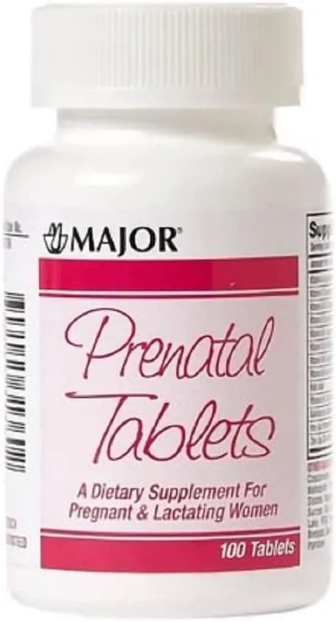 MAJOR - Major Prenatal Vitamins 100 Tabletas - The Red Vitamin MX - Suplementos Alimenticios - {{ shop.shopifyCountryName }}