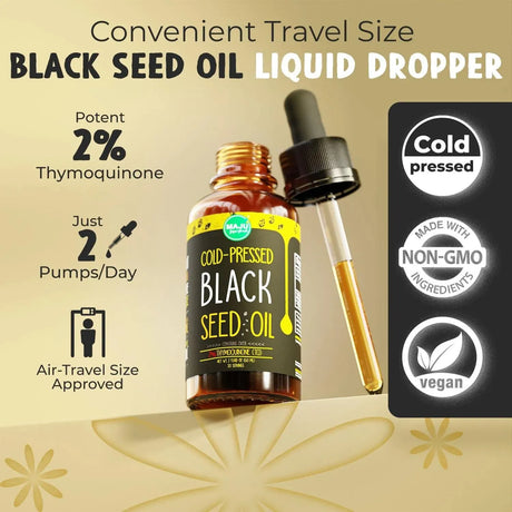 MAJU SUPERFOODS - MAJU Black Seed Oil 2 Fl. Oz. - The Red Vitamin MX - Suplementos Alimenticios - {{ shop.shopifyCountryName }}