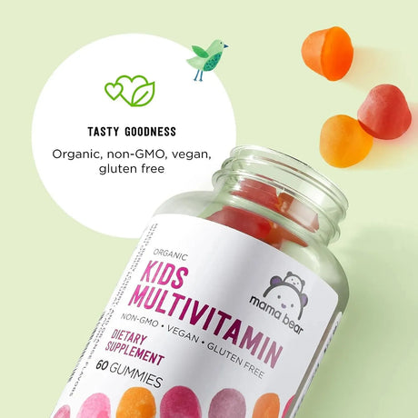 MAMA BEAR - Mama Bear Organic Kids Multivitamin 60 Gomitas - The Red Vitamin MX - Suplementos Alimenticios - {{ shop.shopifyCountryName }}