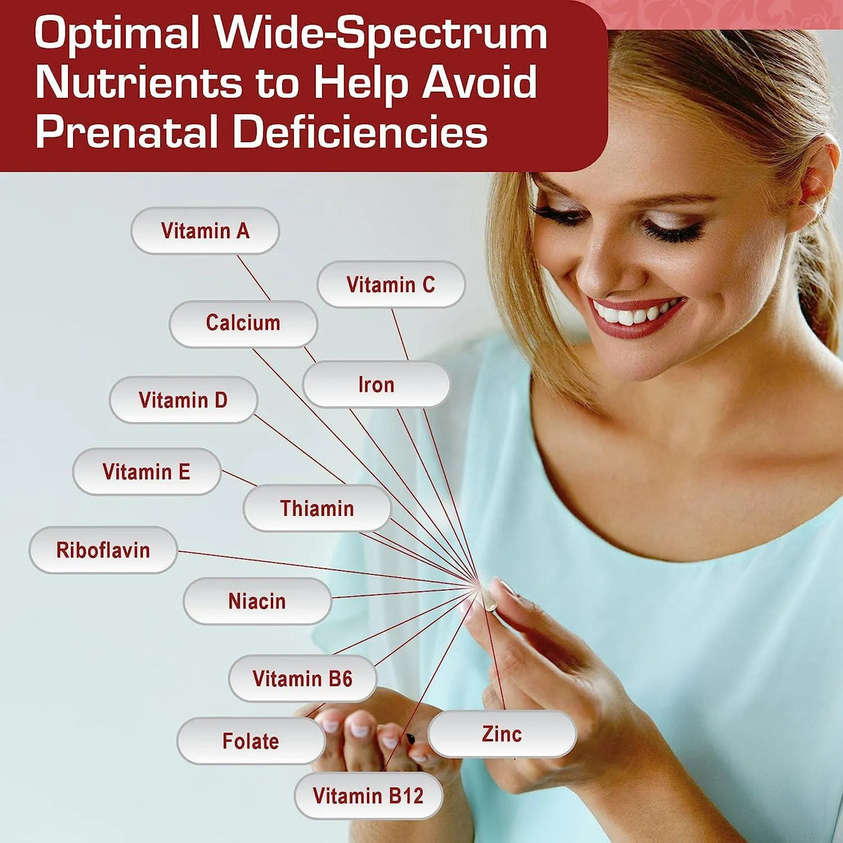 MAMA´S SELECT - Mama’s Select Prenatal Plus Vitamins 90 Capsulas - The Red Vitamin MX - Suplementos Alimenticios - {{ shop.shopifyCountryName }}