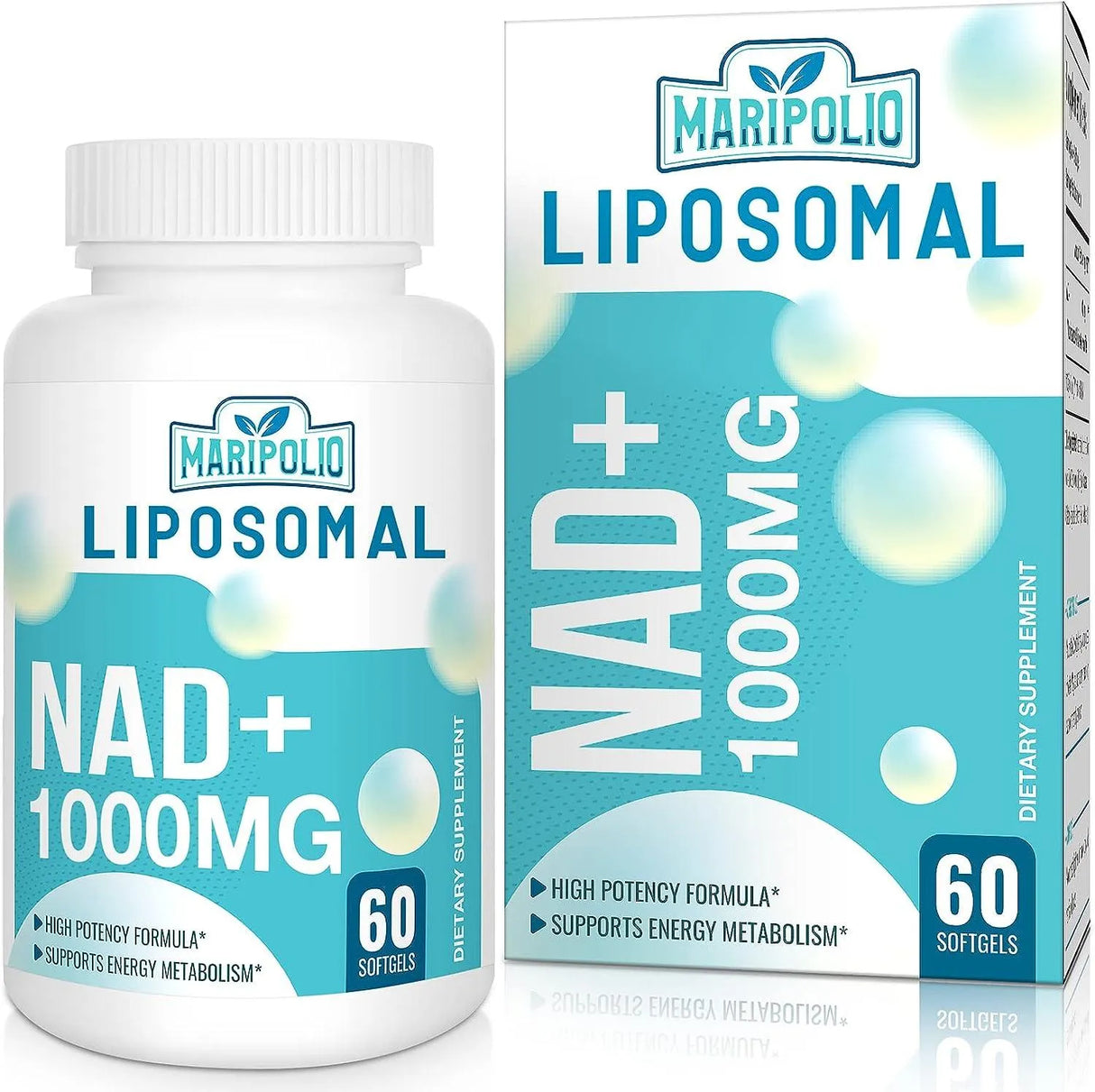 MARIPOLIO - Maripolio Liposomal NAD+ Supplement 1000Mg. 60 Capsulas Blandas - The Red Vitamin MX - Suplementos Alimenticios - {{ shop.shopifyCountryName }}