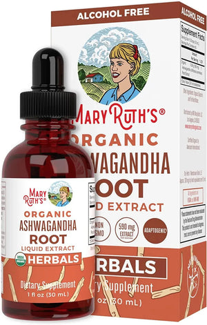 MARY RUTH ORGANICS - Mary Ruth Organics Organic Ashwagandha Liquid Drops 30Ml. - The Red Vitamin MX - Suplementos Alimenticios - {{ shop.shopifyCountryName }}