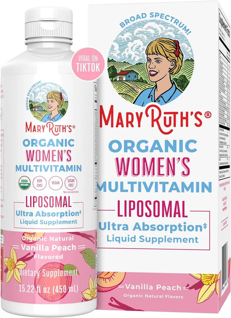 MARY RUTH ORGANICS - MaryRuth Liquid Multivitamins for Women 450Ml. - The Red Vitamin MX - Suplementos Alimenticios - {{ shop.shopifyCountryName }}