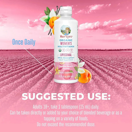 MARY RUTH ORGANICS - MaryRuth Liquid Multivitamins for Women 450Ml. - The Red Vitamin MX - Suplementos Alimenticios - {{ shop.shopifyCountryName }}