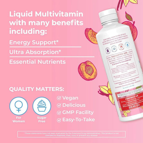 MARY RUTH ORGANICS - MaryRuth Liquid Multivitamins for Women 450Ml. - The Red Vitamin MX - Suplementos Alimenticios - {{ shop.shopifyCountryName }}