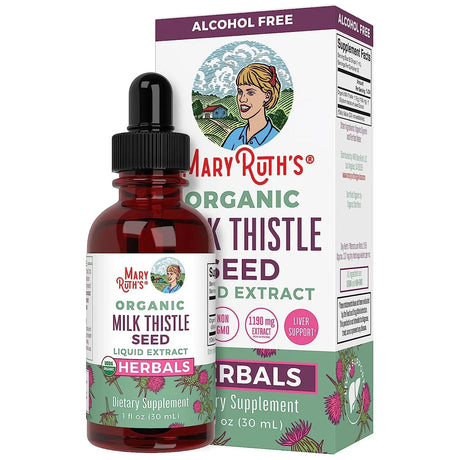 MARY RUTH ORGANICS - MaryRuth Milk Thistle Seed Liquid Drops 30Ml. - The Red Vitamin MX - Suplementos Alimenticios - {{ shop.shopifyCountryName }}