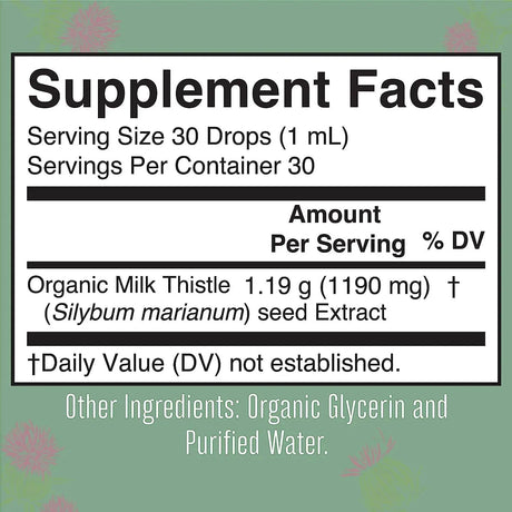 MARY RUTH ORGANICS - MaryRuth Milk Thistle Seed Liquid Drops 30Ml. - The Red Vitamin MX - Suplementos Alimenticios - {{ shop.shopifyCountryName }}