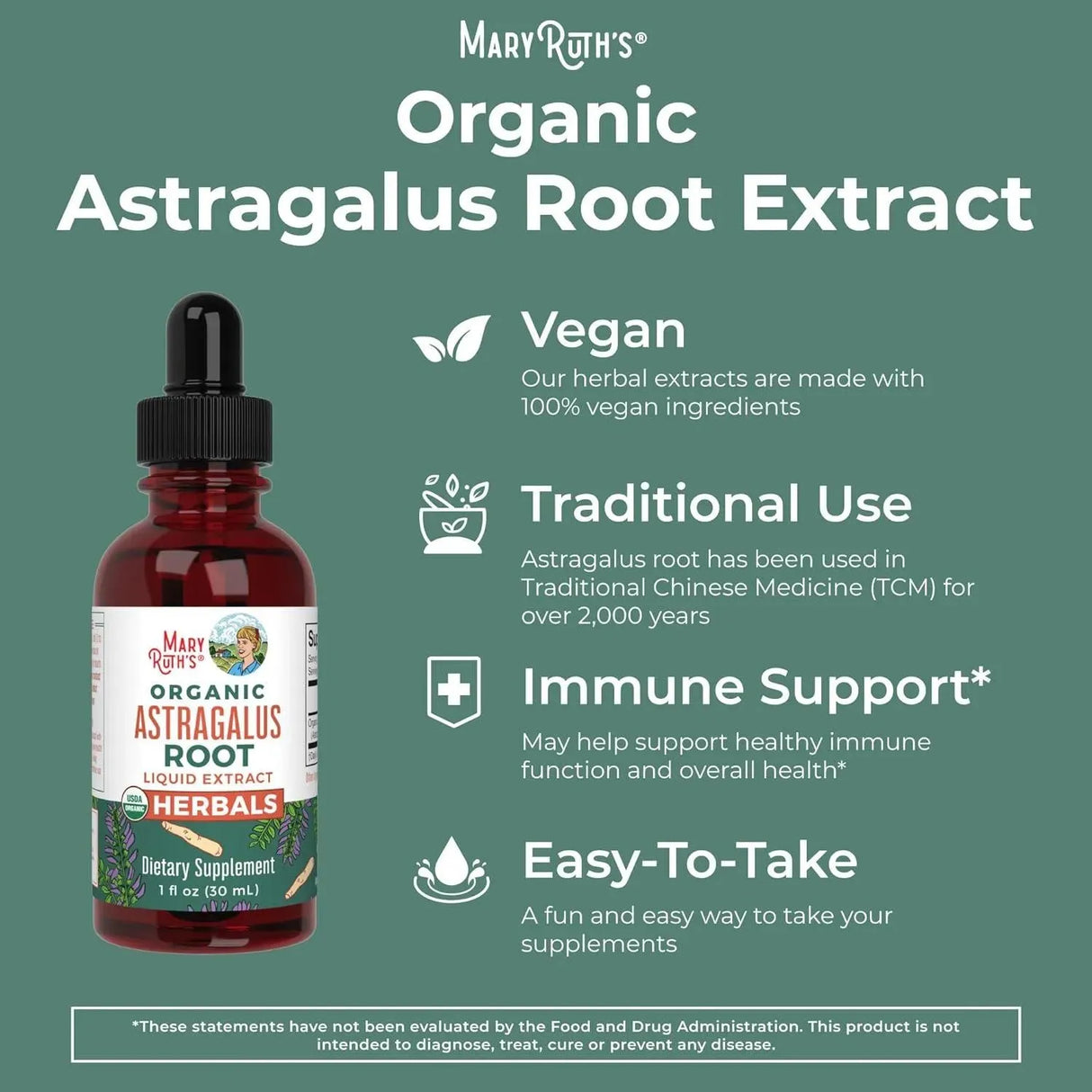 MARY RUTH ORGANICS - MaryRuth Organics Astragalus Root 1 Fl. Oz. - The Red Vitamin MX - Suplementos Alimenticios - {{ shop.shopifyCountryName }}