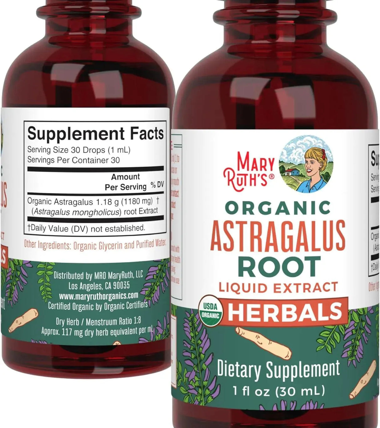 MARY RUTH ORGANICS - MaryRuth Organics Astragalus Root 1 Fl. Oz. - The Red Vitamin MX - Suplementos Alimenticios - {{ shop.shopifyCountryName }}