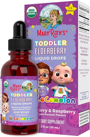 MARY RUTH ORGANICS - MaryRuth Organics Cocomelon Toddler Black Elderberry Liquid 30Ml. - The Red Vitamin MX - Suplementos Alimenticios - {{ shop.shopifyCountryName }}