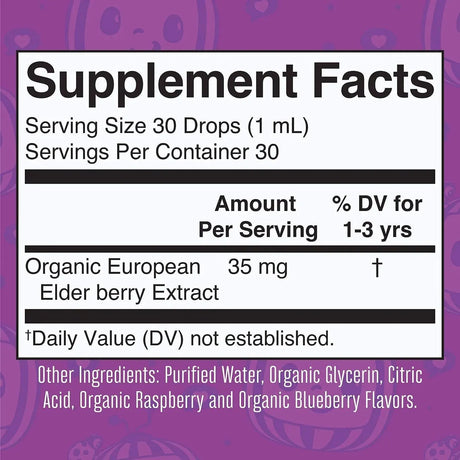 MARY RUTH ORGANICS - MaryRuth Organics Cocomelon Toddler Black Elderberry Liquid 30Ml. - The Red Vitamin MX - Suplementos Alimenticios - {{ shop.shopifyCountryName }}