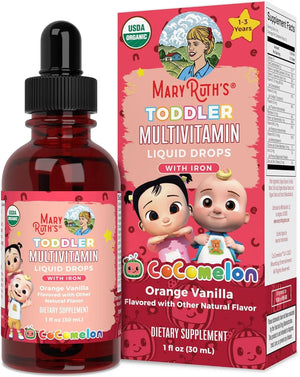 MARY RUTH ORGANICS - MaryRuth Organics CoComelon Toddler Kids Multivitamin with Iron 30Ml. - The Red Vitamin MX - Suplementos Alimenticios - {{ shop.shopifyCountryName }}