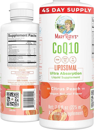 MARY RUTH ORGANICS - MaryRuth Organics Coenzyme Q10 Liquid 225Ml. - The Red Vitamin MX - Suplementos Alimenticios - {{ shop.shopifyCountryName }}