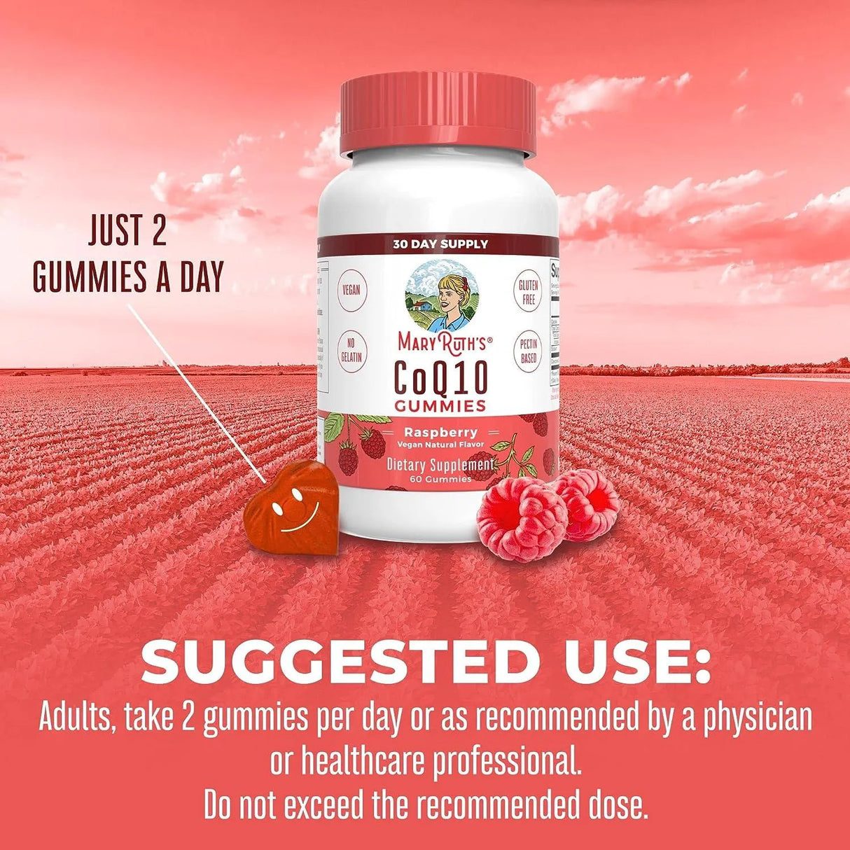 MARY RUTH ORGANICS - MaryRuth Organics CoQ10 120Mg. 60 Gomitas - The Red Vitamin MX - Suplementos Alimenticios - {{ shop.shopifyCountryName }}