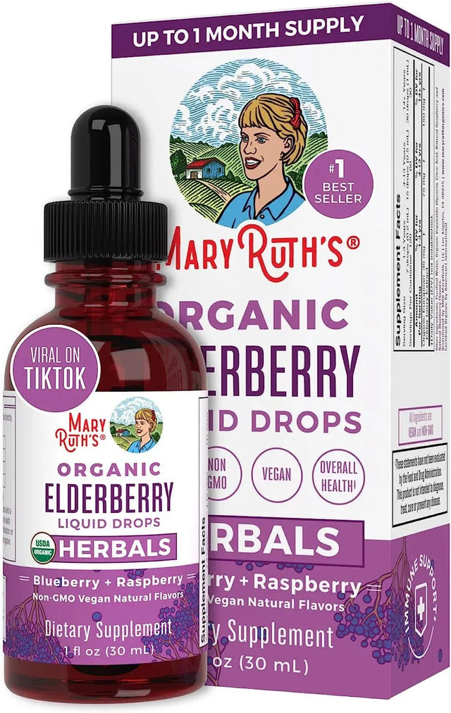 MARY RUTH ORGANICS - MaryRuth Organics Elderberry Syrup 30Ml. - The Red Vitamin MX - Suplementos Alimenticios - {{ shop.shopifyCountryName }}