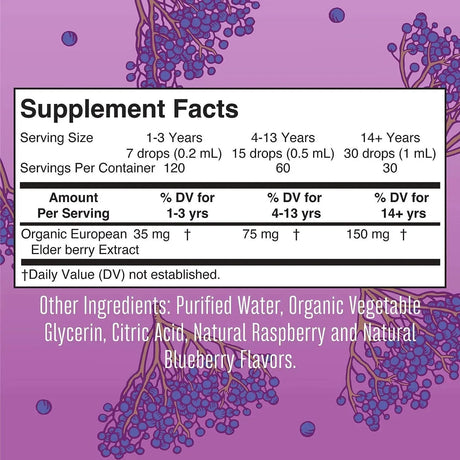MARY RUTH ORGANICS - MaryRuth Organics Elderberry Syrup 30Ml. - The Red Vitamin MX - Suplementos Alimenticios - {{ shop.shopifyCountryName }}