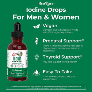 MARY RUTH ORGANICS - MaryRuth Organics Iodine Supplement 30Ml. - The Red Vitamin MX - Suplementos Alimenticios - {{ shop.shopifyCountryName }}