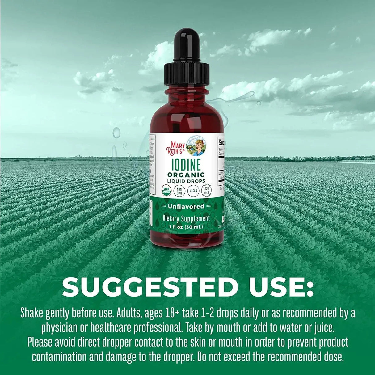 MARY RUTH ORGANICS - MaryRuth Organics Iodine Supplement 30Ml. - The Red Vitamin MX - Suplementos Alimenticios - {{ shop.shopifyCountryName }}