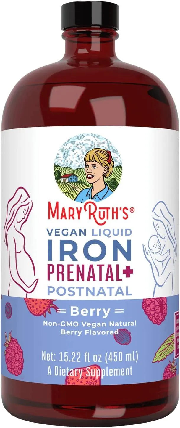 MARY RUTH ORGANICS - MaryRuth Organics Iron Supplement Prenatal & Postnatal 450Ml. - The Red Vitamin MX - Suplementos Alimenticios - {{ shop.shopifyCountryName }}