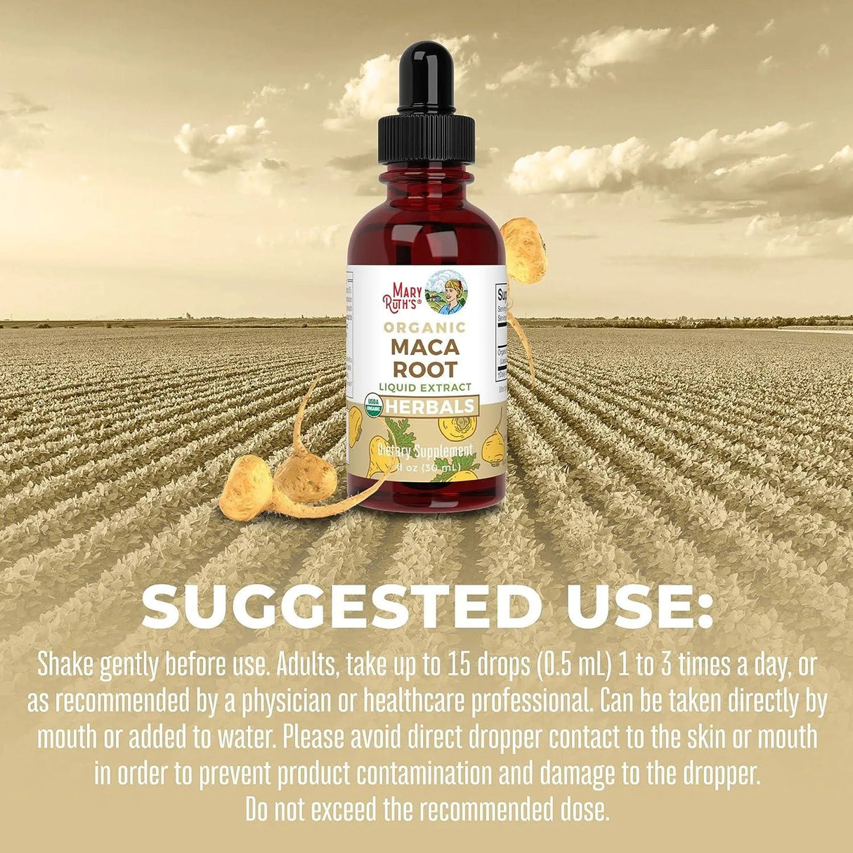 MARY RUTH ORGANICS - MaryRuth Organics Maca Root Liquid Drops 30Ml. - The Red Vitamin MX - Suplementos Alimenticios - {{ shop.shopifyCountryName }}