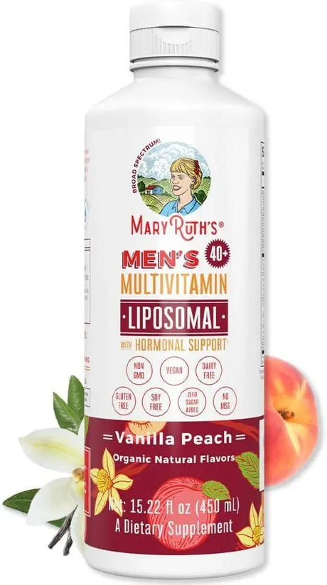 MARY RUTH ORGANICS - MaryRuth Organics Men's 40+ Multivitamin 450Ml. - The Red Vitamin MX - Suplementos Alimenticios - {{ shop.shopifyCountryName }}